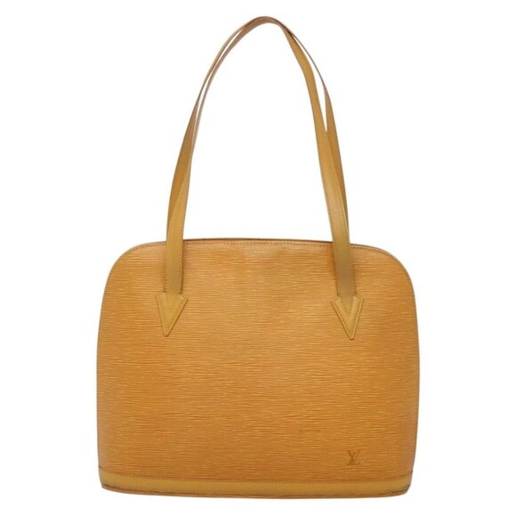 LOUIS VUITTON Epi Lussac Shoulder Bag Yellow M52289 LV Auth BA4449 - Picture 3 of 16